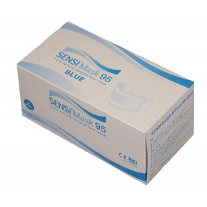 [BFE 95%] 日本版 SENSI Surgical Face Mask 95 外科口罩 (藍色)